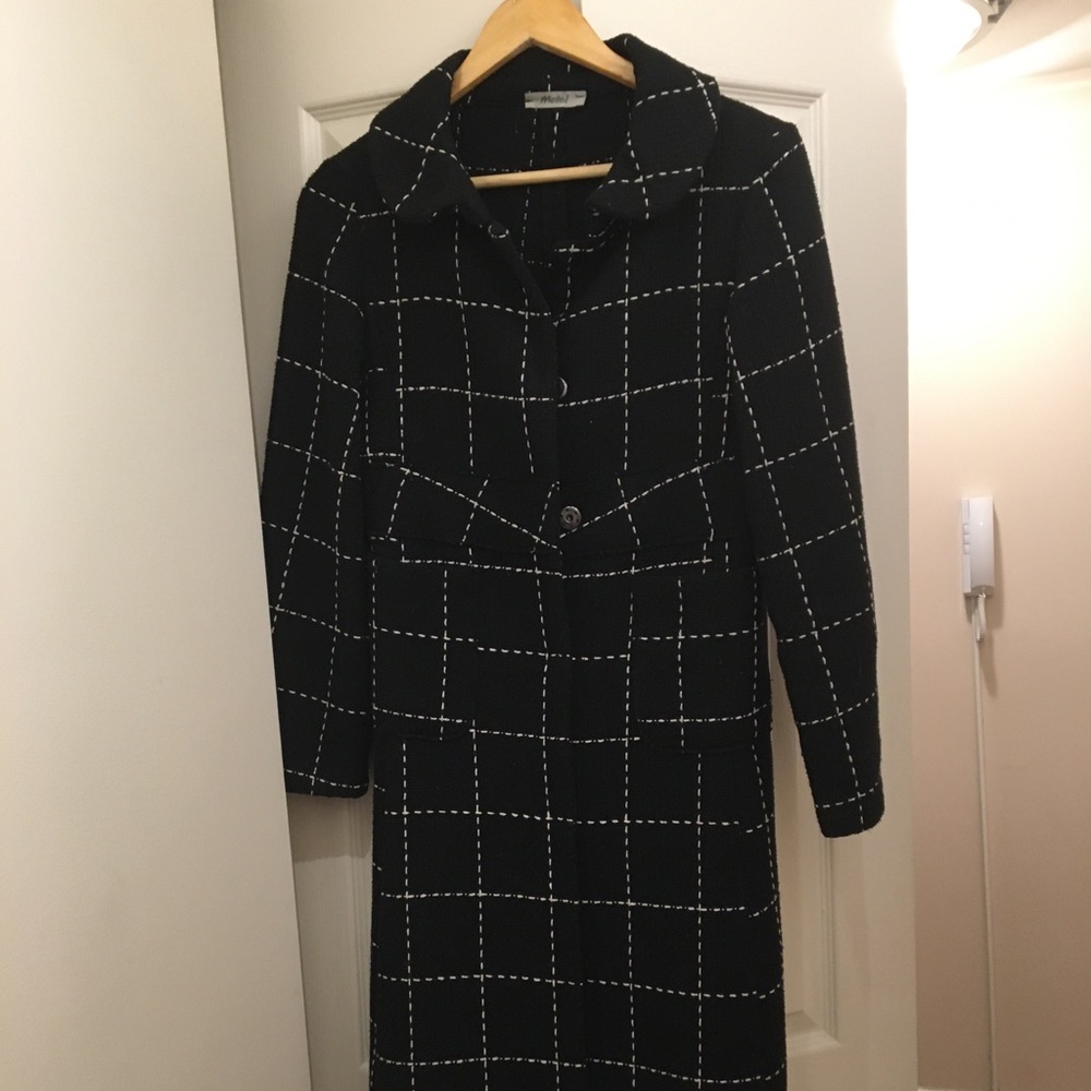 Checkered Jacket - knee length